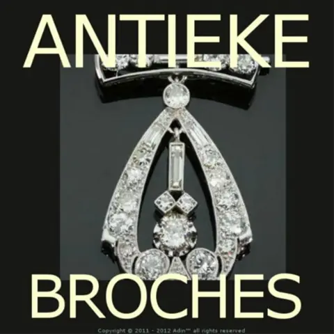 Adin Antwerpen Belgie verkopers van Art-nouveau brooches