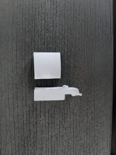 Plafondsteun wit met kap alu rail set van 8 stuks