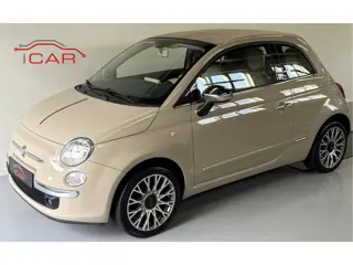Fiat 500C 1.2 Beige Kap-Cappuccino-Carplay-98000KM