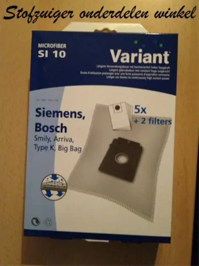 Variant stofzuigerzakken SI 10 (Siemens/Bosch)