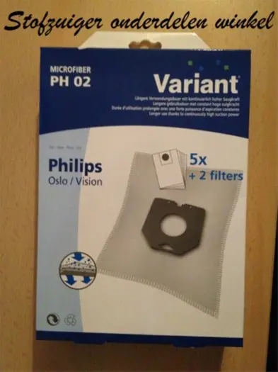 Variant PH02 stofzuigerzakken (Philips/Oslo/vision)
