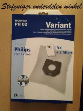 Variant PH02 stofzuigerzakken (Philips/Oslo/vision)