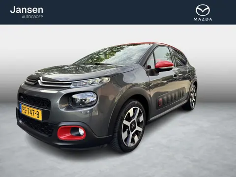 Citroen C3 110 pk Shine trekhaak, climate control, navigatie, two-tone, 17 inch lichtmetaal
