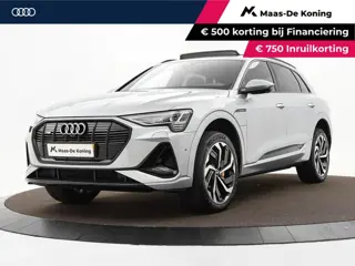 Audi E-tron 55 300kW/408PK S Line 95Kwh · SOH 94,6% · Panoramadak · Leder/Alcantara · 360°Camera + P