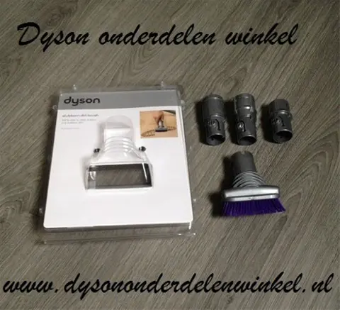 Dyson extra harde borstel grijs/paars nieuw