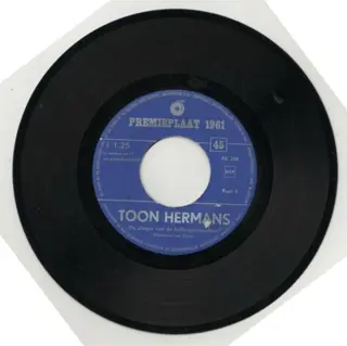 Premieplaat 1961 Toon Hermans/Wim Kan,1961,ccqc nr pr20