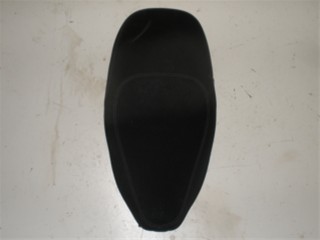 Buddyseat vespa-s50 zwart oranje stiksel 2eh