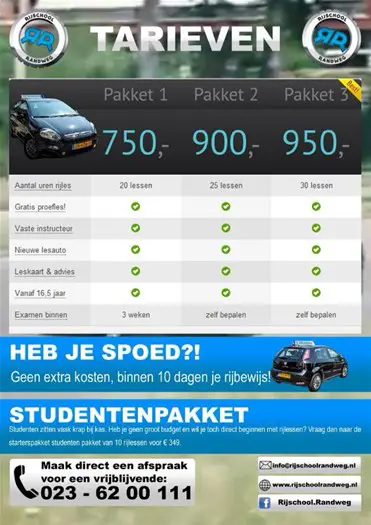 Rijschool in haarlem Rijschool Randweg