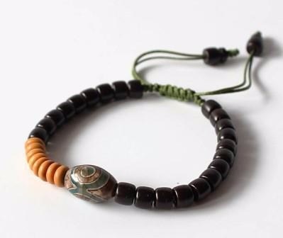 Tibetaanse armband met Dzi kraal