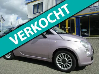 Fiat 500 C 0.9 TwinAir Lounge Cabriolet roze metallic
