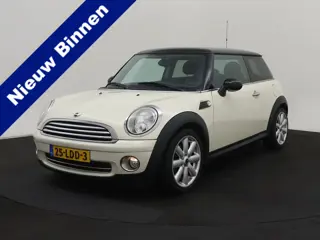 MINI 3-deurs 1.6 Cooper Business Line, navi, creme wit, 17"velgen, keurige auto