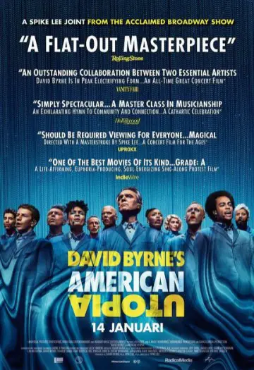 DAVID BYRNE ' S AMERICAN UTOPIA filmposter.