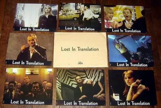 LOST IN TRANSLATION filmfotoset.