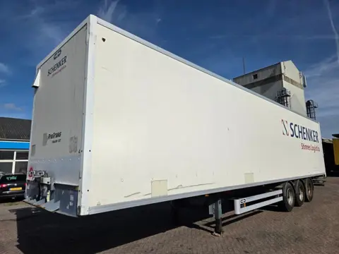 Van Hool BPW - Drum 3-assige gesloten box oplegger - Luchtvering - GVW 38 Ton PM3280