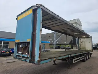 Pacton BPW - Drum 3 assige schuifzeil oplegger - Luchtvering - GVW 39 Ton PM3273