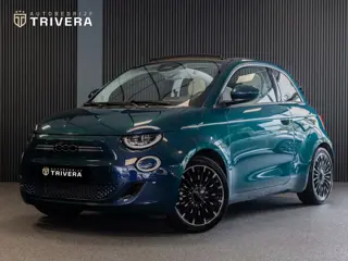 Fiat 500 La Prima cabrio 42 kWh l SoH 95% l AUT.l 360° camera l Stoel verwarming l Leder l CARPLAY l