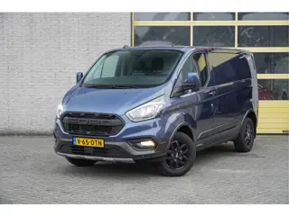 Ford Transit Custom 300 2.0 TDCI L1H1 Trail BJ2022 Lmv 16" (Zwart) | Led | Pdc | Trekhaak | Verwarmd