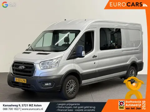 Ford Transit 350 2.0 TDCI L3H2 Dubbele Cabine Trend Airco Cruise Control Trekhaak Parkeersensoren