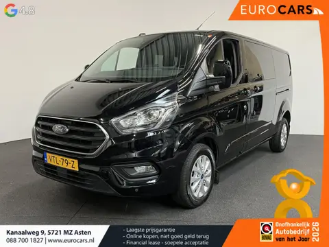 Ford Transit Custom 300 2.0 TDCI L2H1 Limited Dubbele cabine Navigatie Airco 2 Schuifdeuren Trekhaak