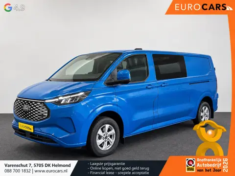 Ford E-Transit Custom 320 L2H1 Automaat Limited 71 kWh DC Dubbele Cabine Full LED Navi Camera LM Vel