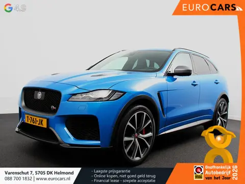 Jaguar F-PACE 5.0 V8 AWD SVR 551 pk Panorama dak Meridian sound Premium Pack Light Pack ACC Leder AD