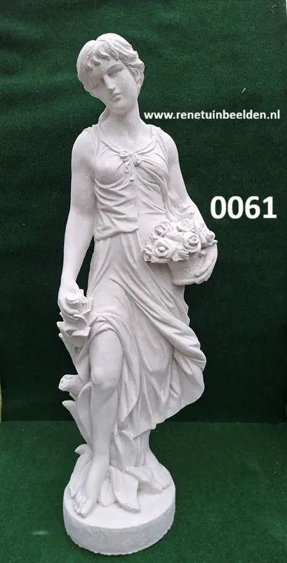 Vrouw met rozen. nr 0061. nieuw model