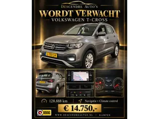 Volkswagen T-Cross 1.0 TSI Style (bj 2021)