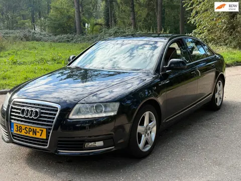 Audi A6 Limousine 2.8 FSI Pro Line 2009 Sedan Cognac leer Automaat Zwart