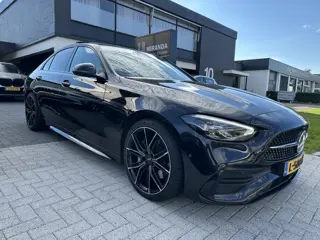 Mercedes-benz C-klasse 180 AMG Line Panoramadak leder