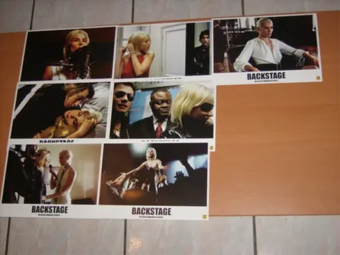 BACKSTAGE lobbycard set.