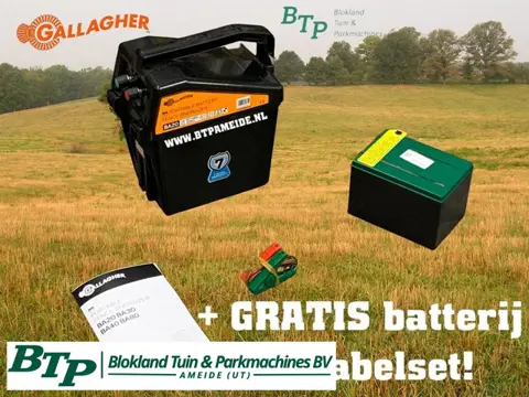 Gallagher schrikdraadapparaat NU INCL. Batterij BA20 NIEUW!