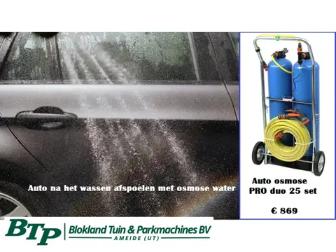 Voertuigreinigsset osmose auto / vrachtauto set spoelset Demiclean