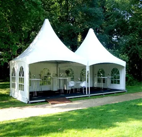 Pagodetenten met of zonder zijwanden