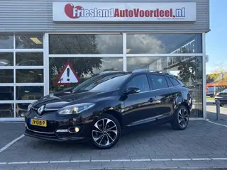 Renault Mégane Estate 1.2 TCe Bose /clima/cruise/leder/schuif-panodak/pdc v+a/trekhaak/onderhoudshis