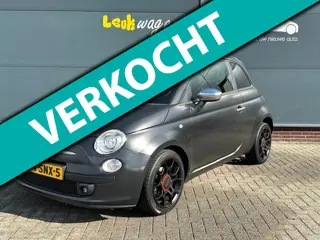 Fiat 500 0.9 TwinAir Blackjack *xenon *nieuw interieur *16” *VERKOCHT*