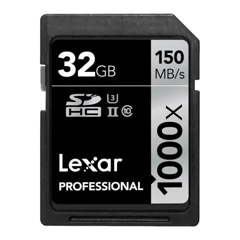 Lexar SDHC Professional UHS-II 1000x 32GB