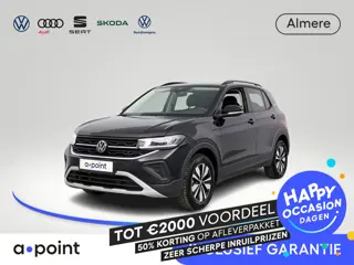 Volkswagen T-Cross 1.0 TSI Life GOAL 116 pk Automaat (DSG) | Verlengde garantie | Navigatie via App 