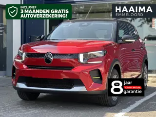 Citroen Ë-C3 Plus 113pk Comfort Range 44 kWh | Comfort Stoelen | Apple Carplay/Android Auto | Parkee