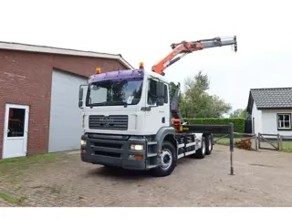 MAN TGA 26.410 / 6X4 / Palfinger PK 11502 / Palift Haaksysteem / Handgeschakeld / Bladgeveerd