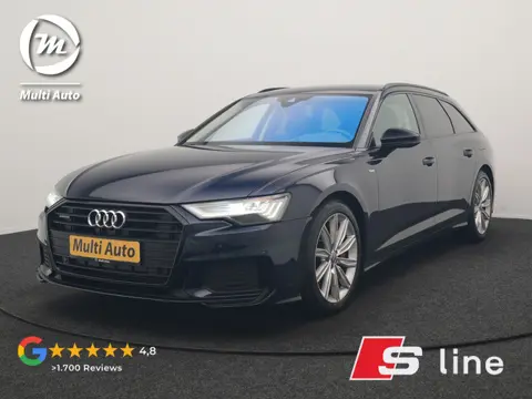 Audi A6 Avant 55 TFSI e Quattro 2x S Line PHEV 367pk Dealer O.H | Head Up | Matrix LED | Cruise Cont