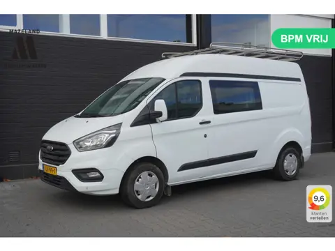 Ford Transit Custom 2.0 TDCI Dubbel Cabine L2H2 EURO 6 - Airco - Cruise - PDC - €17.900,- Excl.