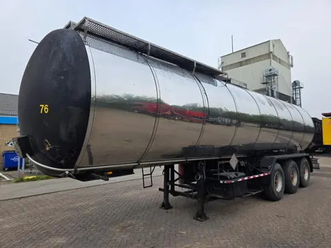 Vocol Tank Trailer - BPW Drum axles - Steelspring 3-assige Tank oplegger - BPW assen - Trommelremmen