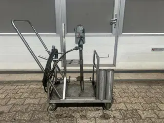 2x Pneumatische vetpompen