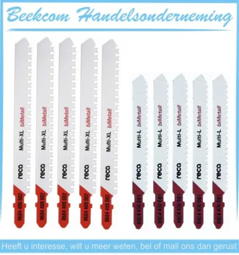 Reca decoupeerzaagblad universeel Multi-XL en L BiMetaal