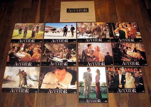 THE AVIATOR lobbycard set.