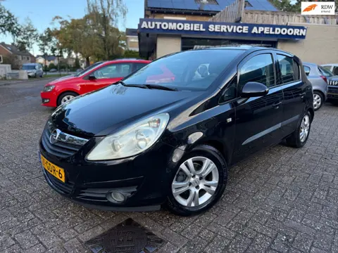 Opel Corsa 1.4-16V Enjoy * NW. APK*AIRCO*PANO SCHUIFDDAK*CRUISE*5DEURS*STUURBEKR.*TREKHAAK *