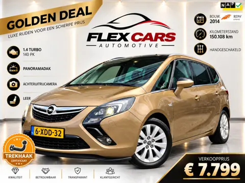 Opel Zafira Tourer 1.4 Turbo 140 pk|PanoramaVoorraam|Trekhaak|Stoelverwarming|Achteruitrijcamera|Pan