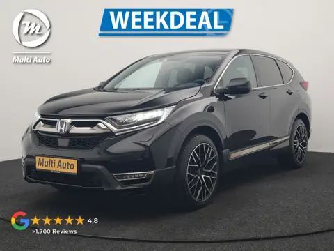 Honda CR-V 2.0 Black Edition MHEV 215pk Dealer O.H | Trekhaak Afn. | Adaptive Cruise | Camera | Lede