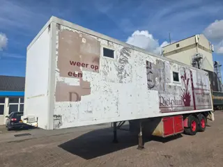 Groenewegen DRO-11-18R50 2-assige Woonoplegger - BPW assen - Trommelremmen - Luchtvering PM3270