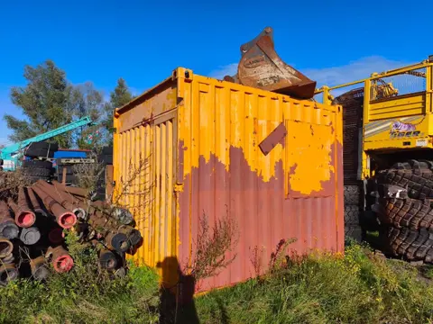 Container 10ft opslag of materiaal container, met